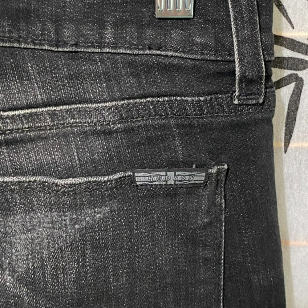 Hudson Riley Relaxed Straight 5 Pocket Jeans, Fragmented 30 - Picture 9 of 9